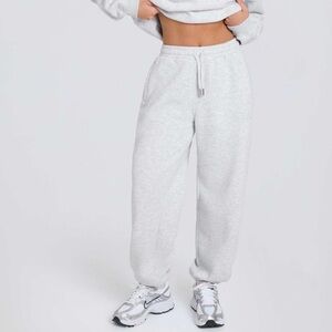 bo&tee light gray jogger sweatpants